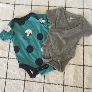 Baby boys NB onesies